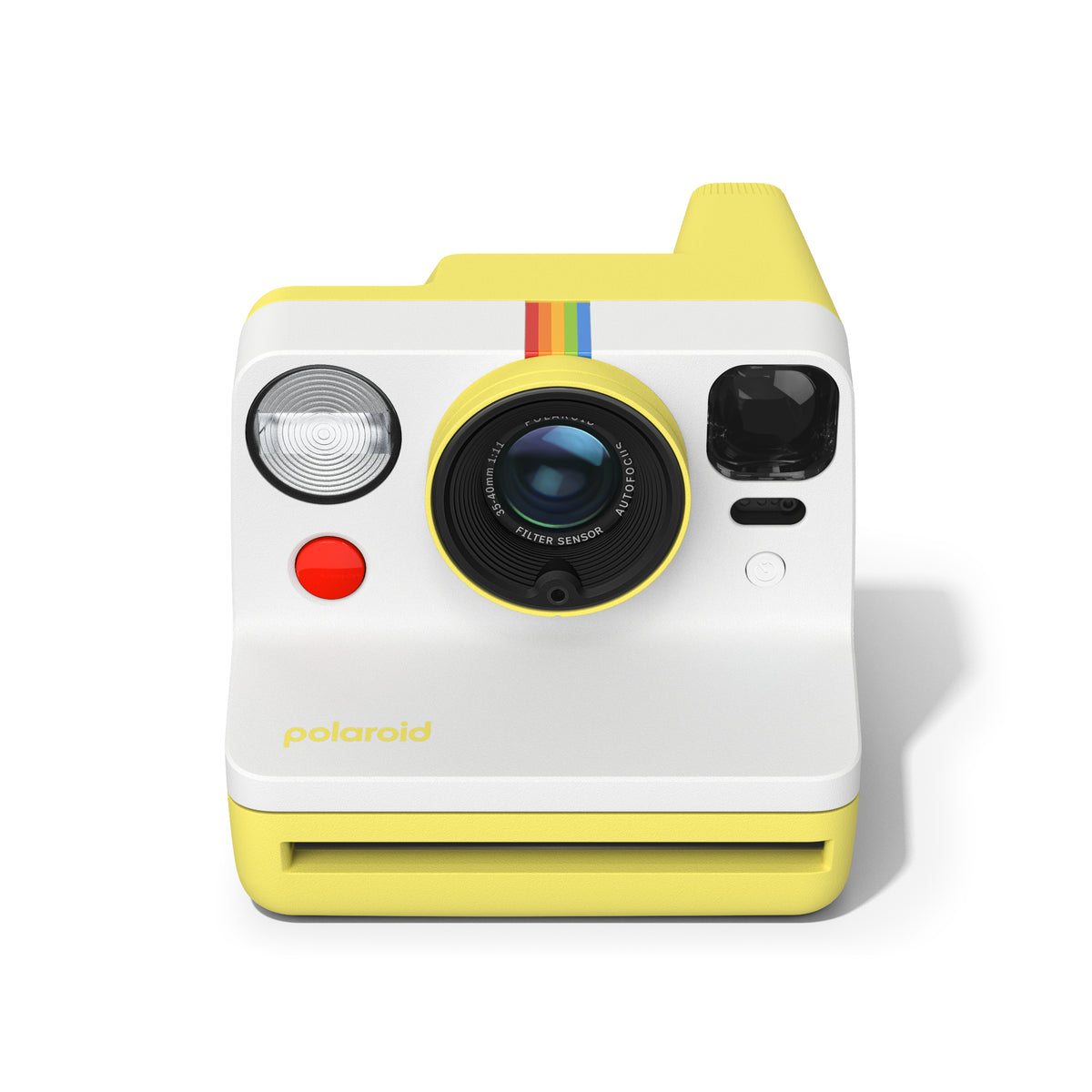 Polaroid Now Gen 3.0 – Kompaktkamera, Autofokus, Fokusbereich 0,4–1,3 m, Li-Ion Akku, Blitz, Gelb