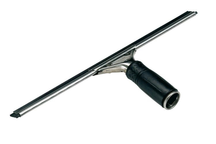 Unger Flachwischer S-Wischer HARD – 45 cm – Edelstahl/Gummi – für Teleskopstange