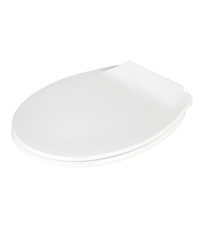 WENKO KOS – WC-Sitz – Thermoplast, weiss, verlängert, 37,5 × 44 cm