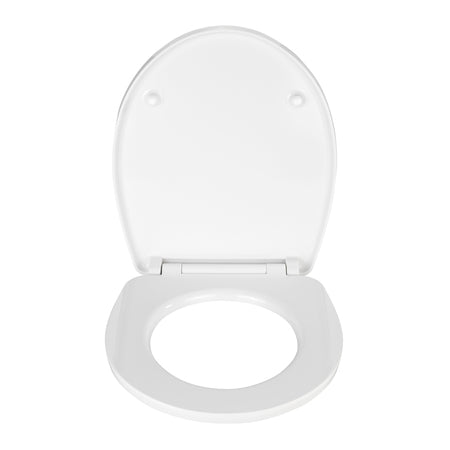 Wenko Meditation – Toilettensitz – Duroplast, Acryl, Mehrfarbig, Verlängert, Hart, 38 × 45 cm