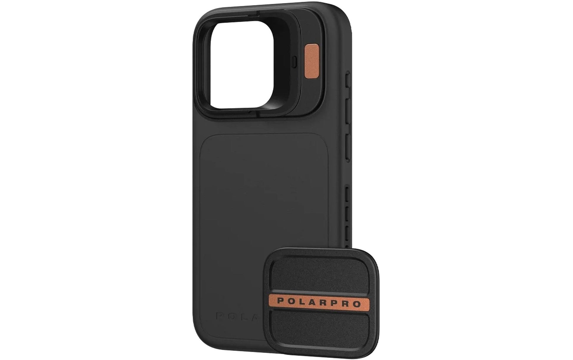 PolarPro Backcover – für Apple iPhone 15 Pro Max – schwarz – Aluminium – MagSafe-kompatibel