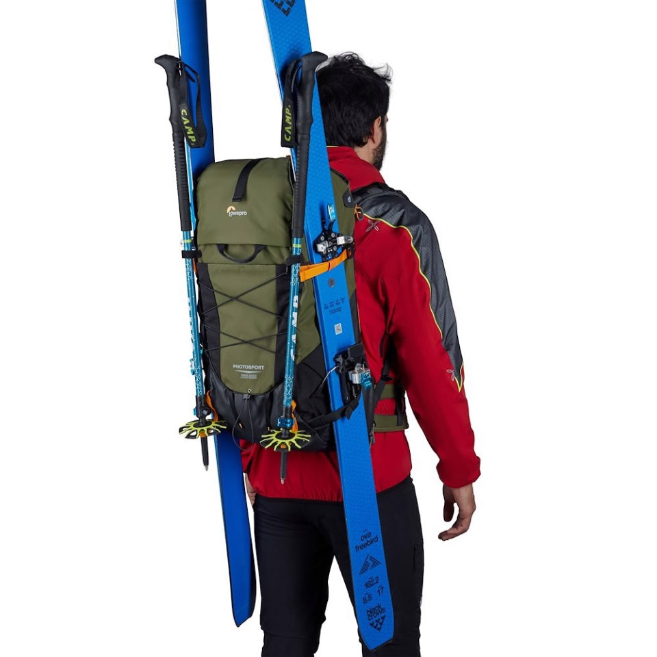 Lowepro PhotoSport X BP 35L AW Kamerarucksack – 38 l – für DSLR und spiegellose Kameras – Grün