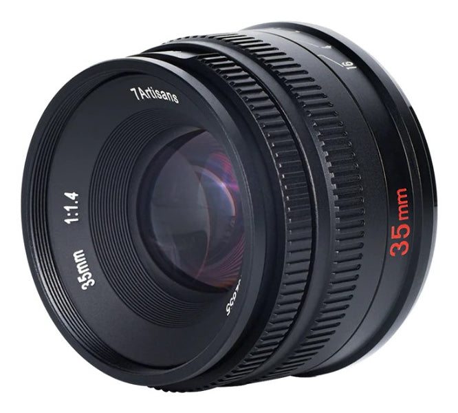 7Artisans 35 mm f/1.4 Objektiv – Sony E-Mount – Manuell, APS-C, 49 mm Filter
