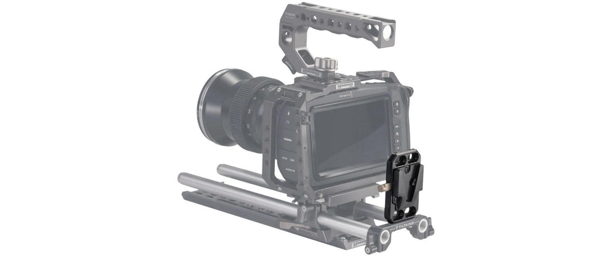 Tilta Pocket V-Mount Batterie-Platte – V-Mount, Aluminium, 101,6 × 63,5 × 76,2 mm – für Universal