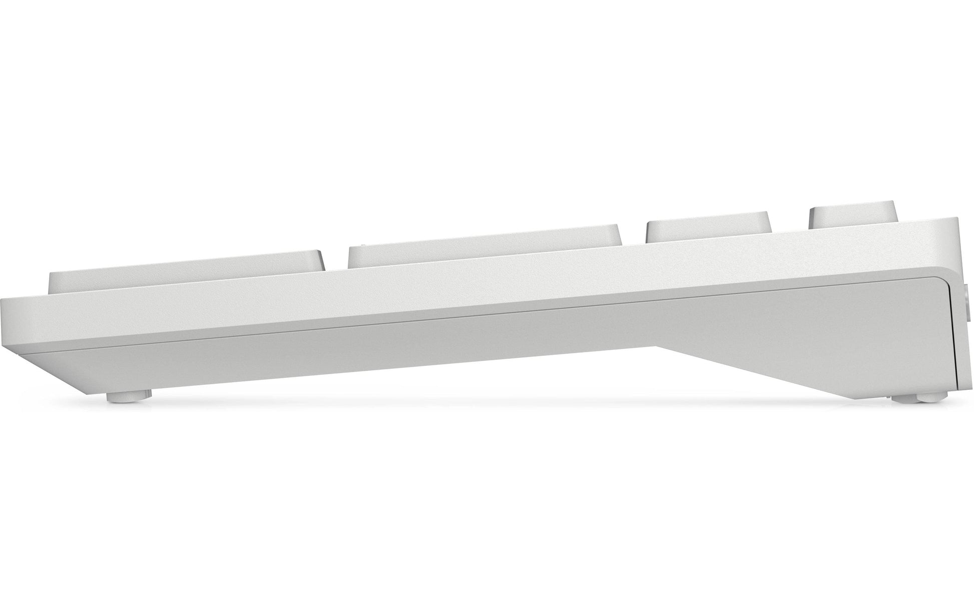 DELL Tastatur, kabellos (2,4 GHz), IT-Layout (IT), Fullsize (mit Ziffernblock), Scherenmechanik, Medientasten, weiss