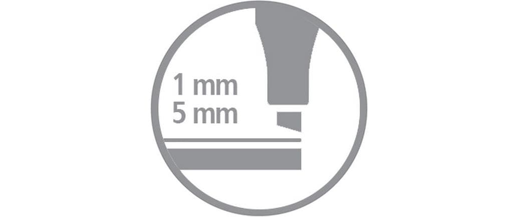 STABILO Filzstifte, Strichbreite 2–5 mm, 20 Farben
