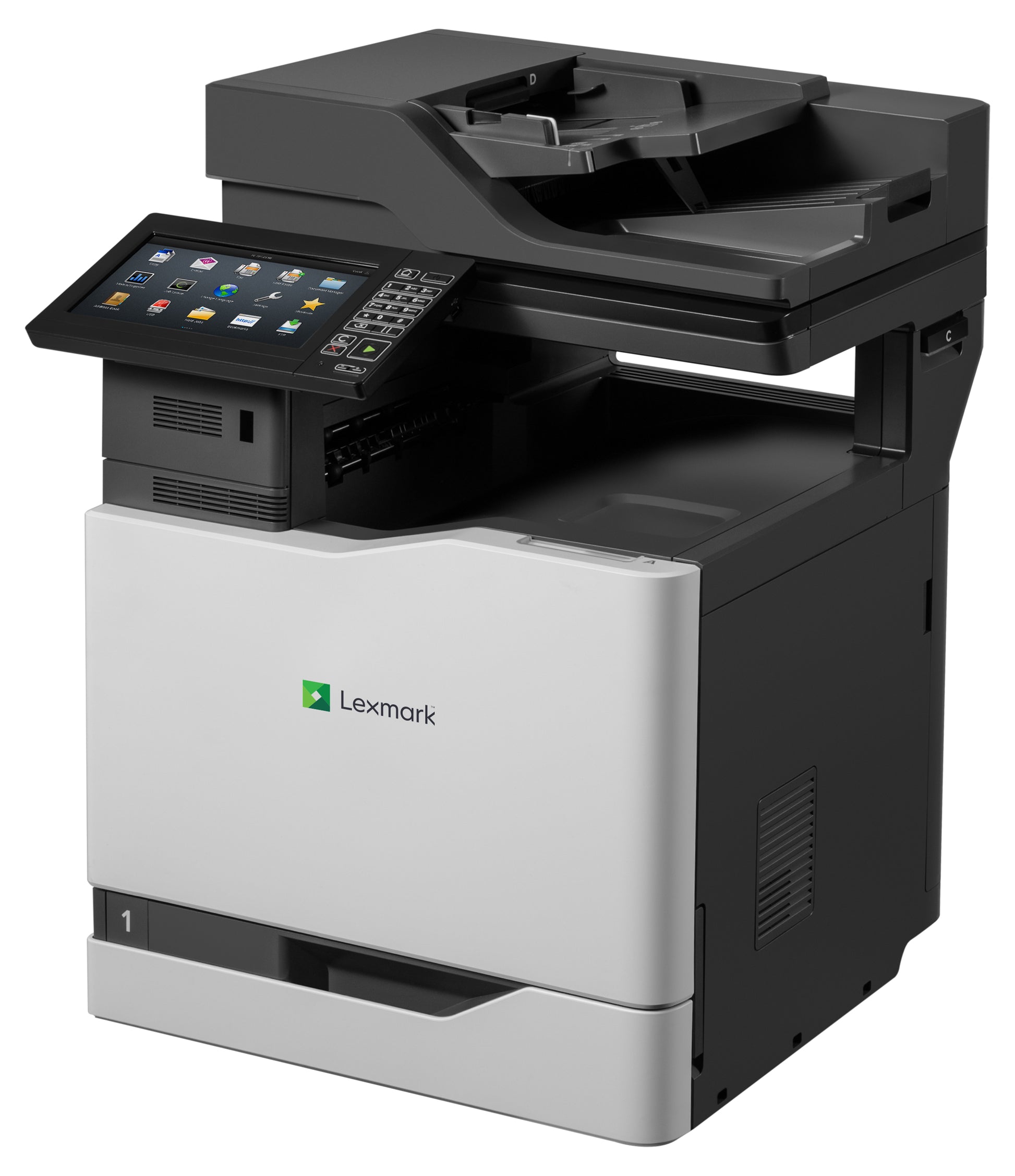 Lexmark CX860de – Farblaser-Multifunktionsdrucker, A4, 4-in-1, Duplex, ADF, WLAN/LAN, Touchscreen