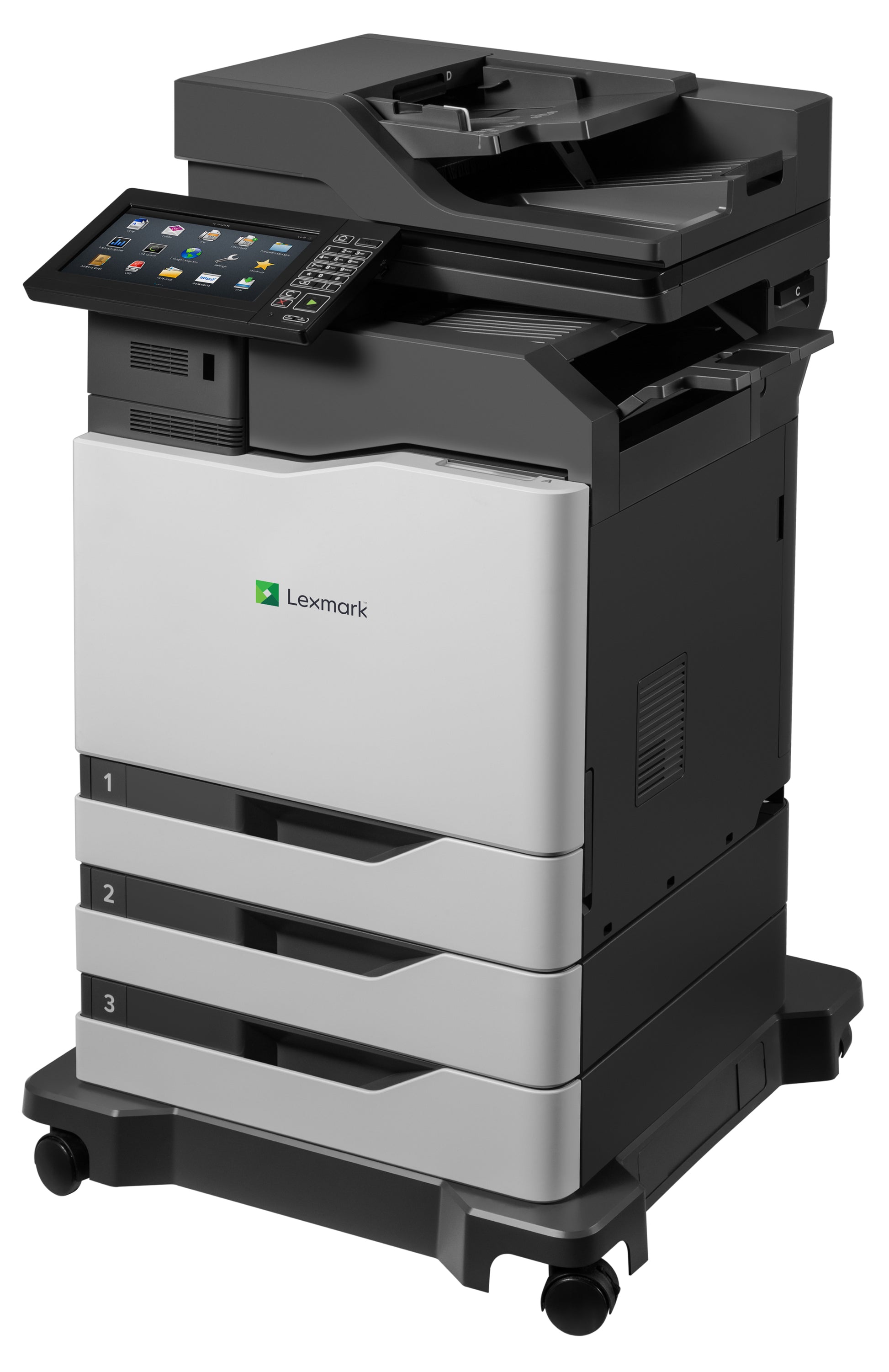Lexmark CX860DTFE – Farblaser-Multifunktionsdrucker, A4, 4-in-1, Duplex, ADF, WLAN/LAN, Touchscreen