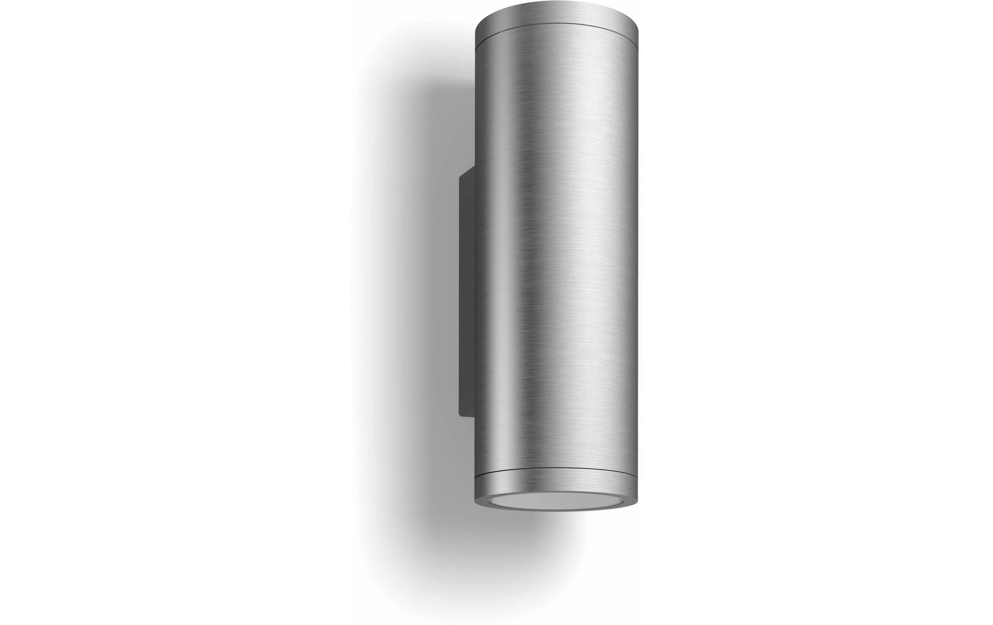 Philips by Signify Philips Hue Aussenwandleuchte – IP44 – Netzbetrieb – Zigbee – für Philips Hue – dimmbar, Silber, Edelstahl
