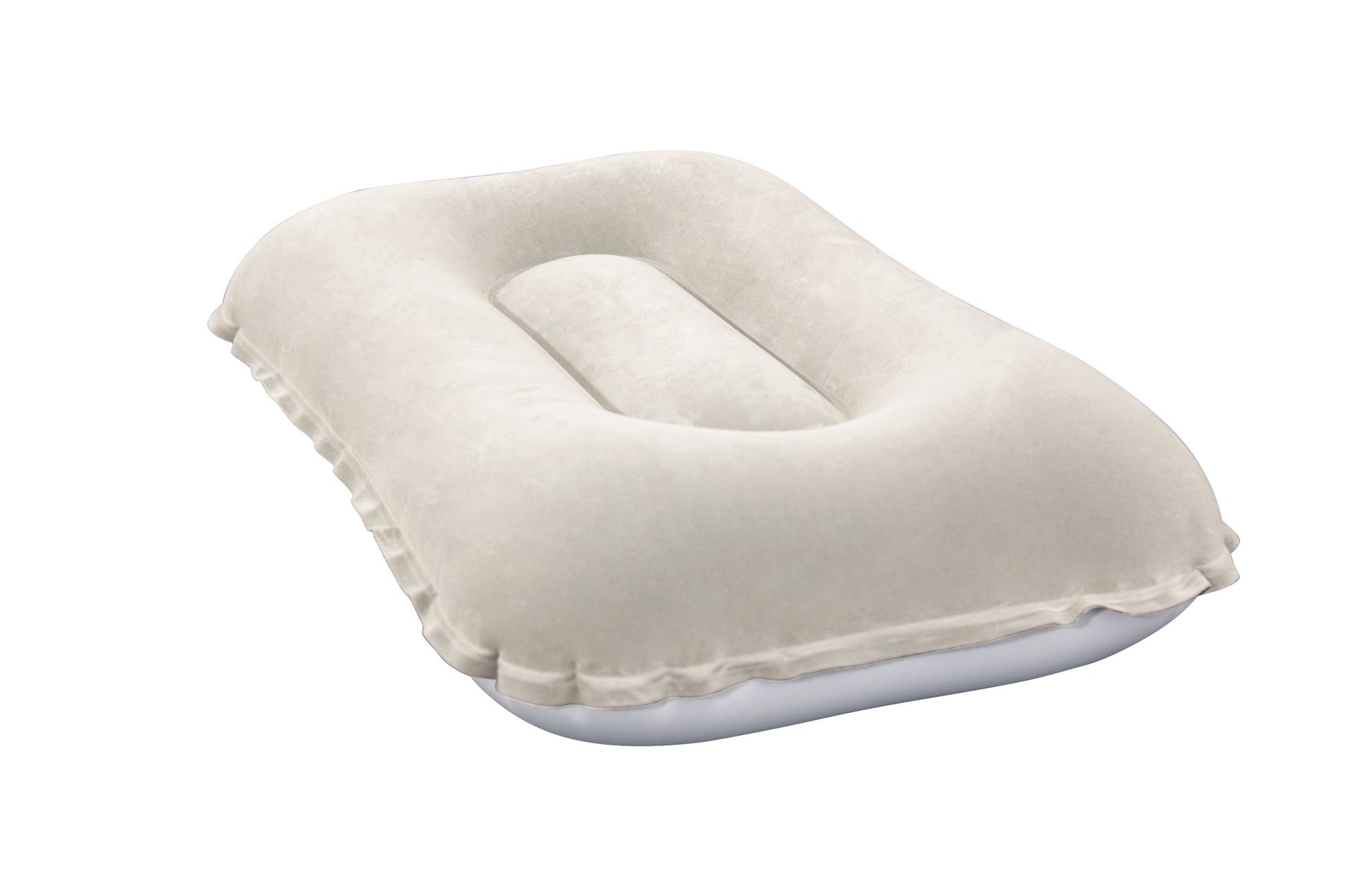 Bestway Reisekissen – inkl. Flickzeug – 420×260×100 mm, grau/weiss, PVC