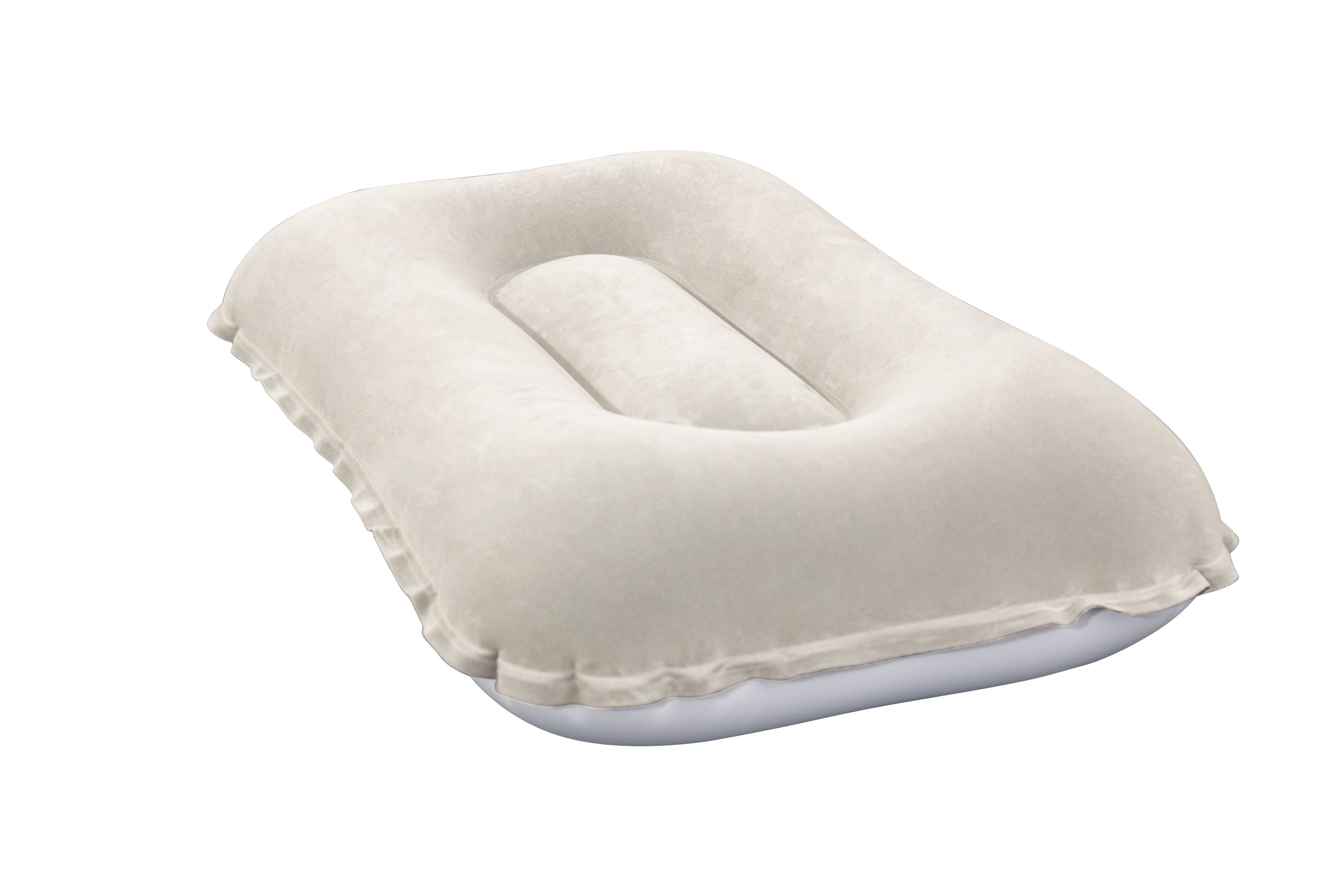Bestway Reisekissen – inkl. Flickzeug – 420×260×100 mm, grau/weiss, PVC