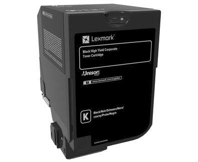 Lexmark 74C2HKE Schwarz Toner – Original XL – 20'000 Seiten – für Lexmark CS720/CS725