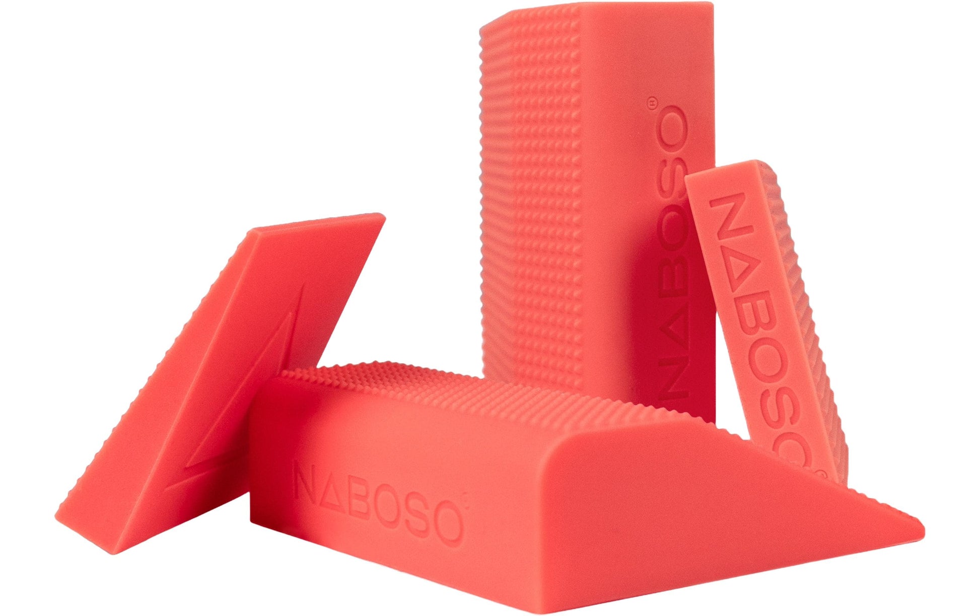 NABOSO Universal-Trainingsmatte – faltbar – 61 × 183 × 0,5 cm – anthrazit – Silikon