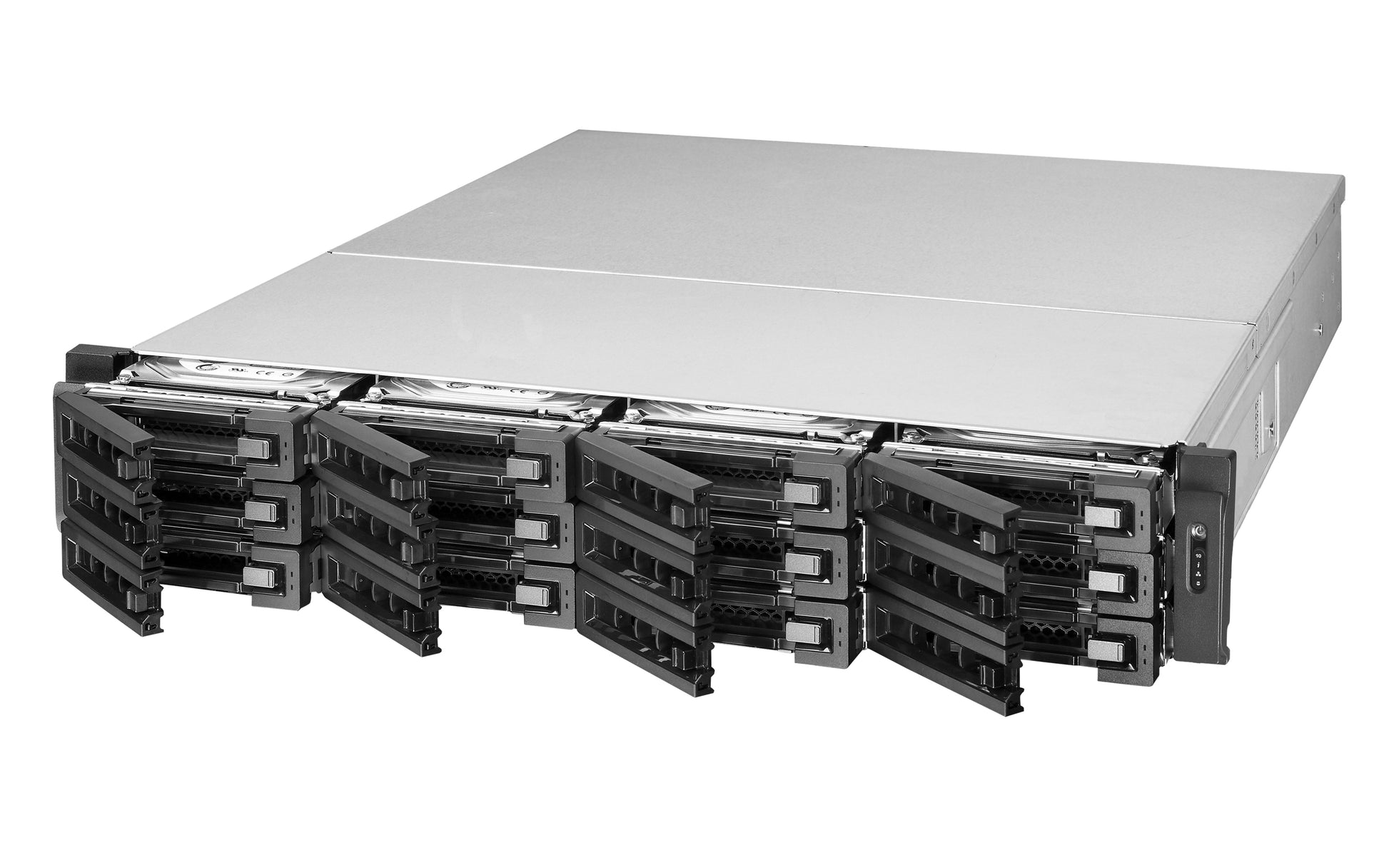 QNAP TVS-EC1280U-SAS-RP-8GE-R2 Allgemeines Speichergerät – SAS 12G/SATA 6G, 12-Bay Xeon E3-1246 v2 3,5 GHz