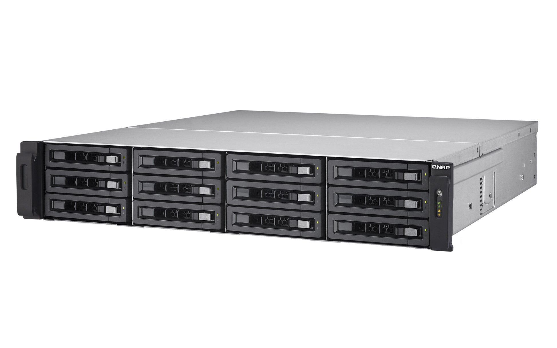 QNAP TVS-EC1280U-SAS-RP-8GE-R2 Allgemeines Speichergerät – SAS 12G/SATA 6G, 12-Bay Xeon E3-1246 v2 3,5 GHz