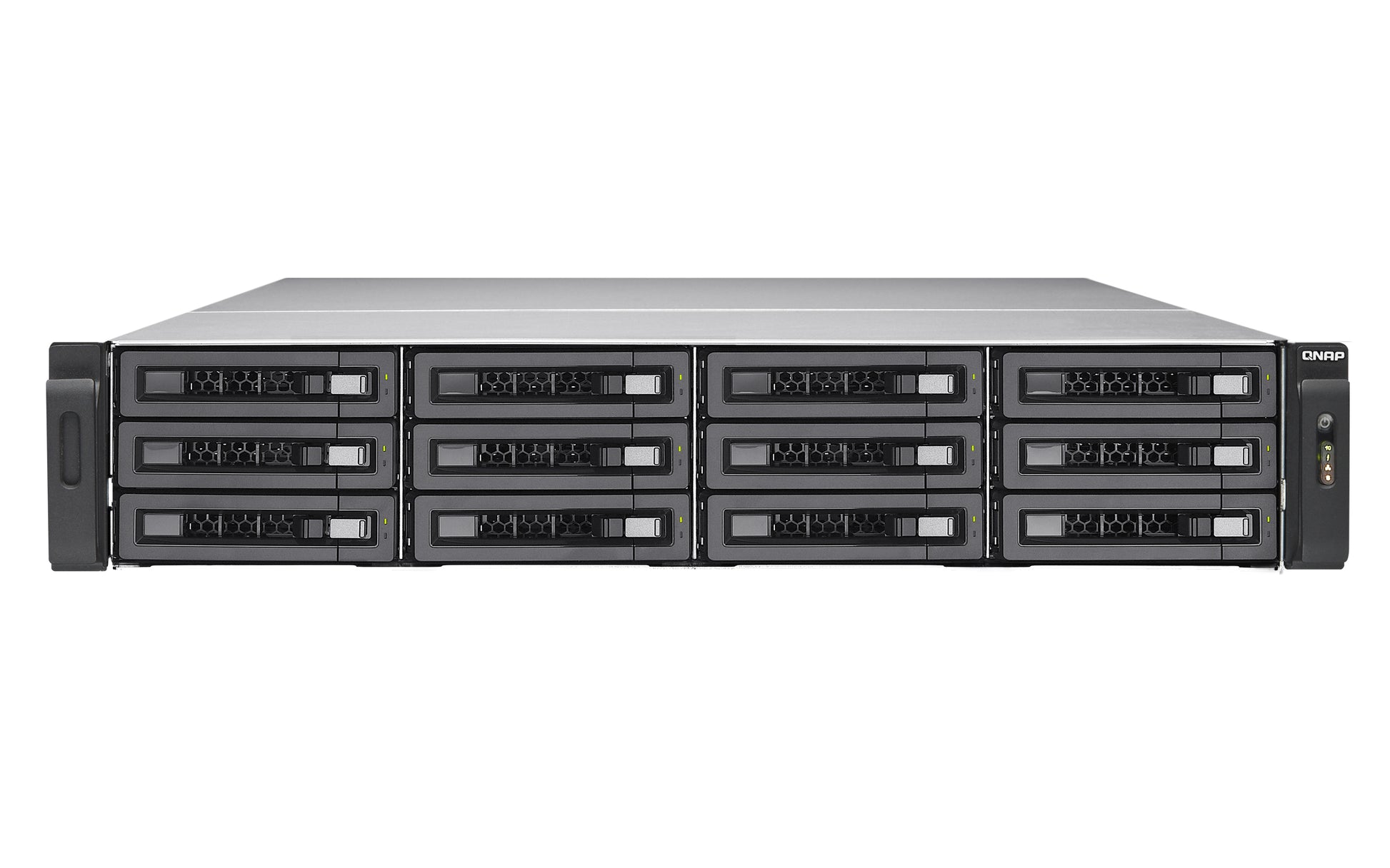 QNAP TVS-EC1280U-SAS-RP-8GE-R2 Allgemeines Speichergerät – SAS 12G/SATA 6G, 12-Bay Xeon E3-1246 v2 3,5 GHz
