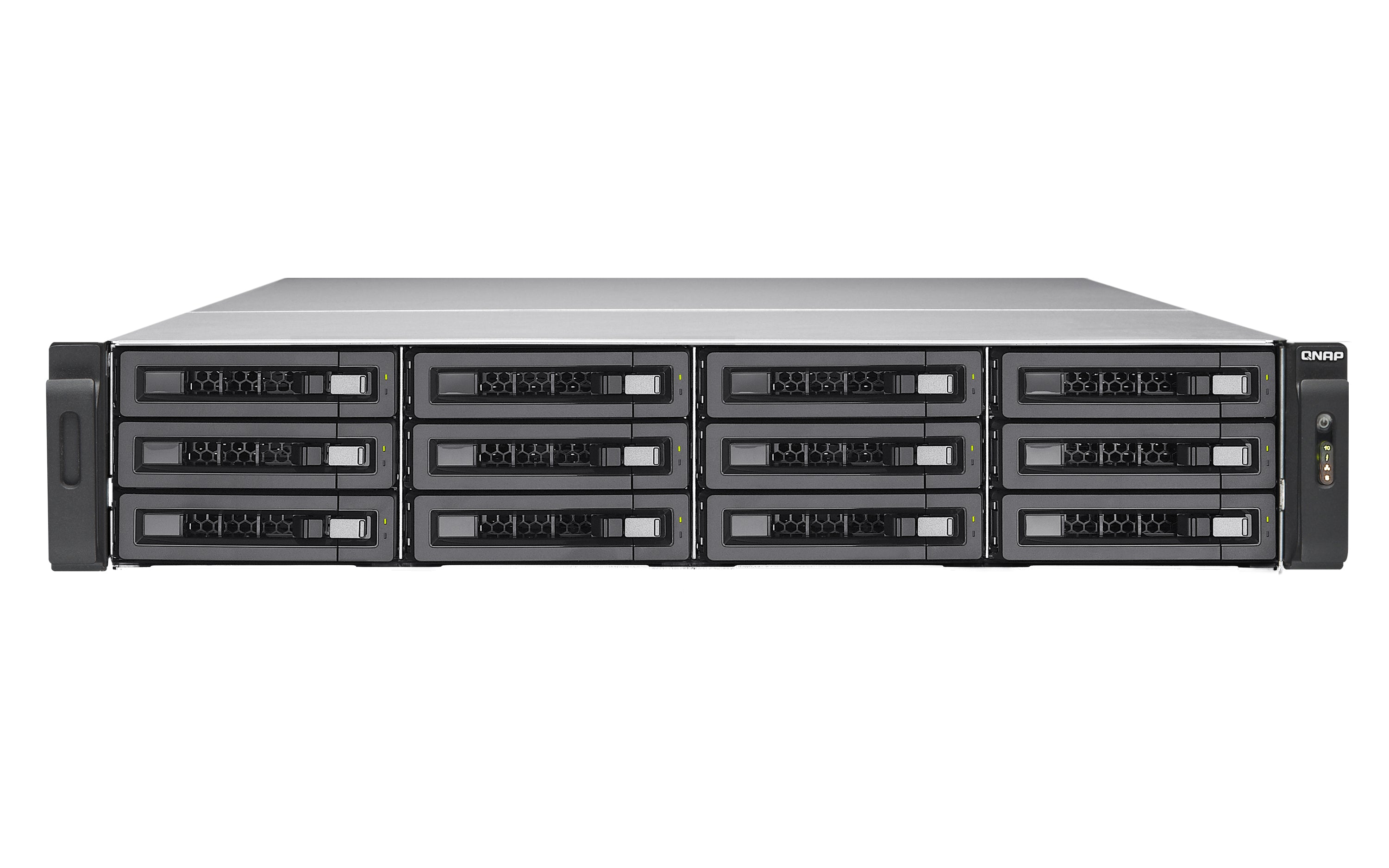 QNAP TVS-EC1280U-SAS-RP-8GE-R2 Allgemeines Speichergerät – SAS 12G/SATA 6G, 12-Bay Xeon E3-1246 v2 3,5 GHz