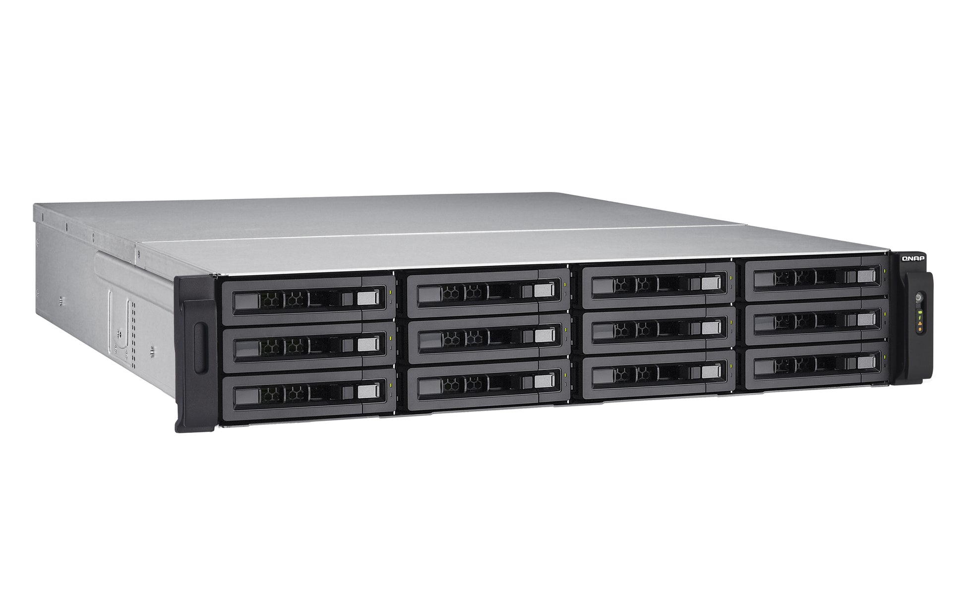 QNAP TVS-EC1280U-SAS-RP-8GE-R2 Allgemeines Speichergerät – SAS 12G/SATA 6G, 12-Bay Xeon E3-1246 v2 3,5 GHz
