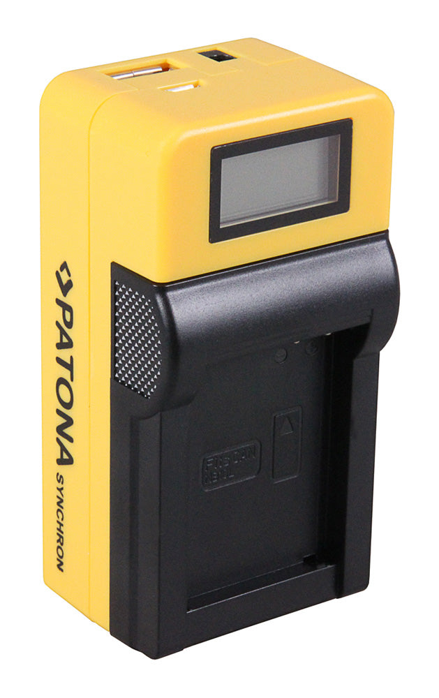 PATONA Synchron USB Ladegerät – für Canon NB-10L – 1-fach, USB/AC 100–240 V (12–24 V DC)