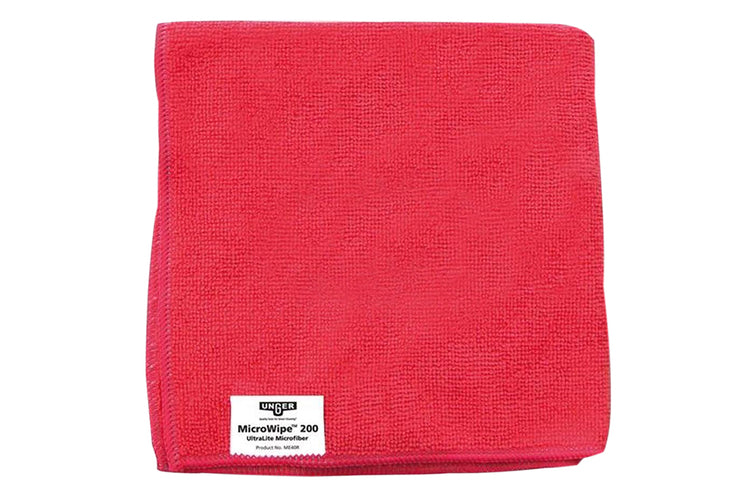 Unger Mikrofasertuch SMARTCOLOR MICROWIPE 200 – rot – 40 × 40 cm – 1 Stk.