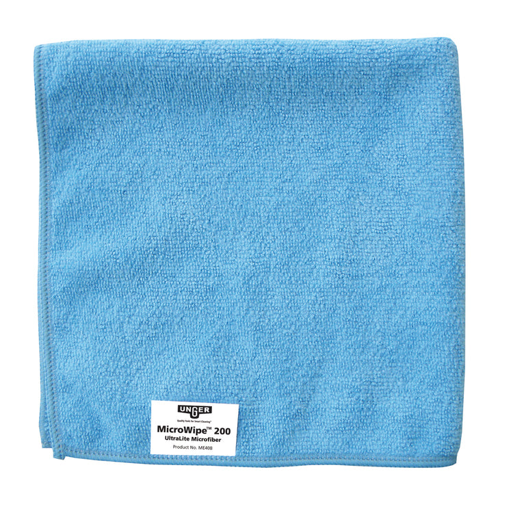 Unger Mikrofasertuch SMARTCOLOR MICROWIPE 200 – Blau – 40 × 40 cm – 1 Stk.