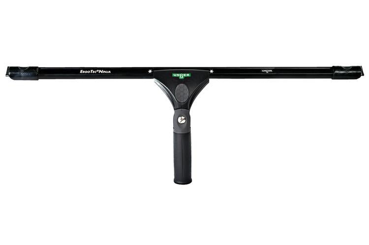 Unger Fensterwischer ErgoTec Ninja – Aluminium-Ninja-Schiene, Soft-Gummi