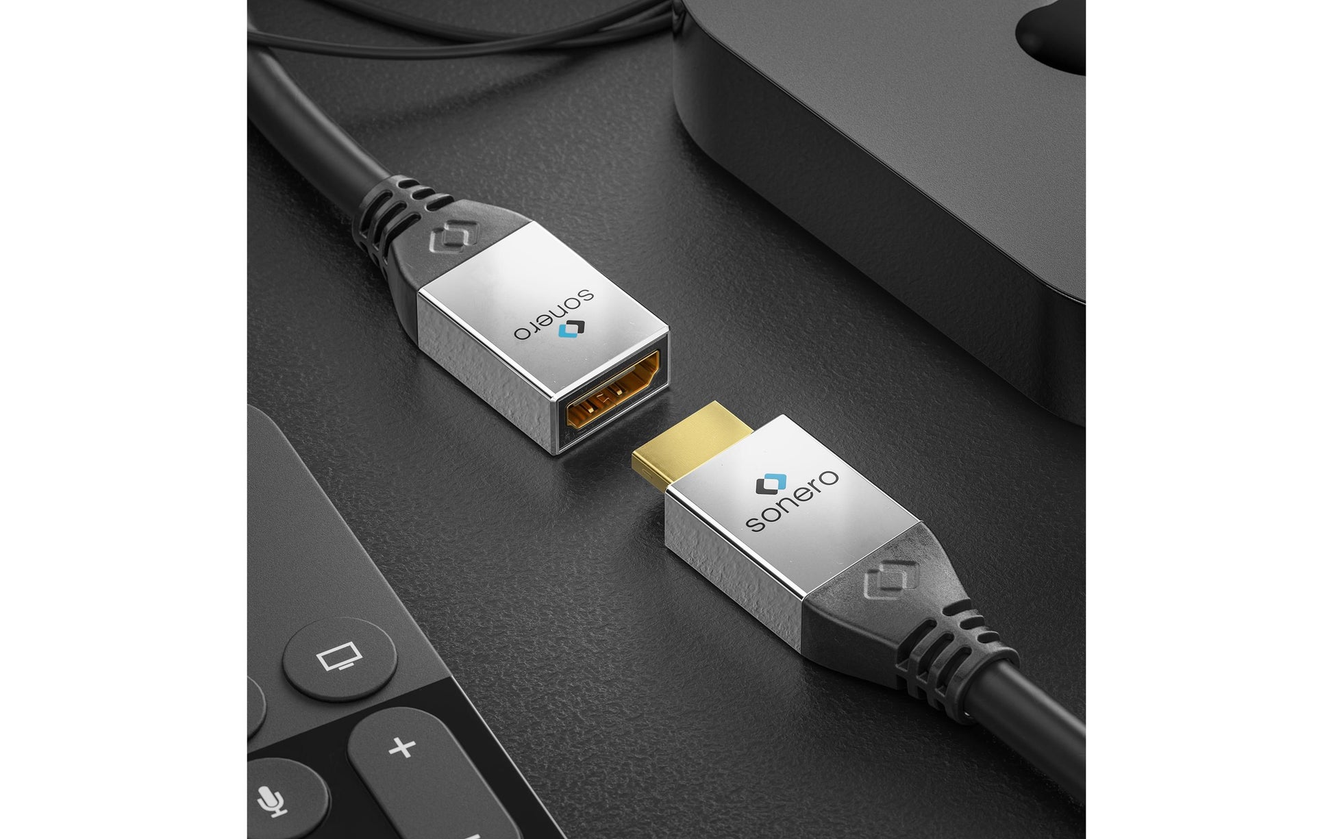 Sonero Mini HDMI auf HDMI Kabel HDMI 2.0 – 4K 60 Hz – 0,25 m – HDR, ARC