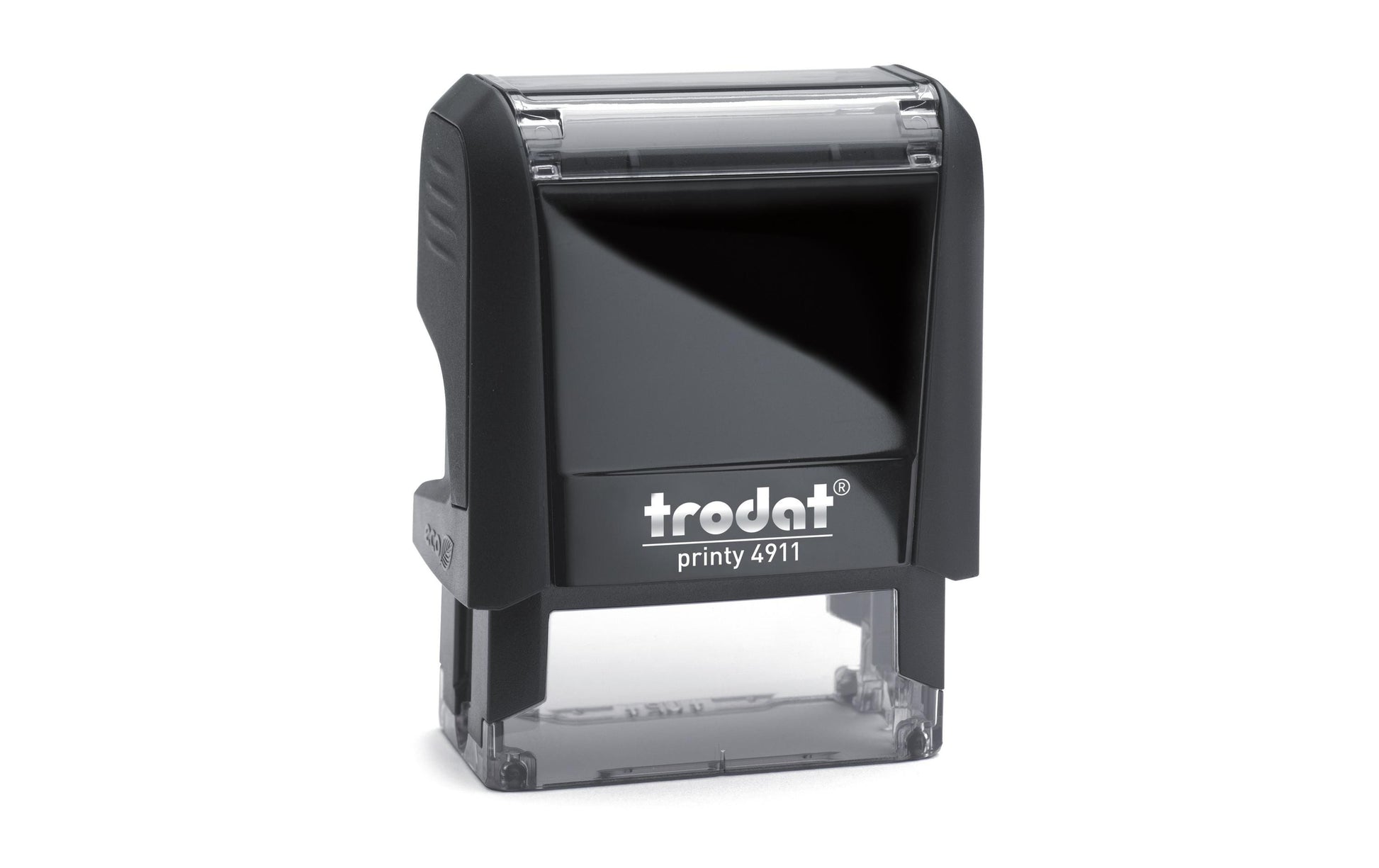 Trodat Printy 4911 – Wort- & Datumstempel selbstfärbend, A-Priority / Deutsch – Schwarz