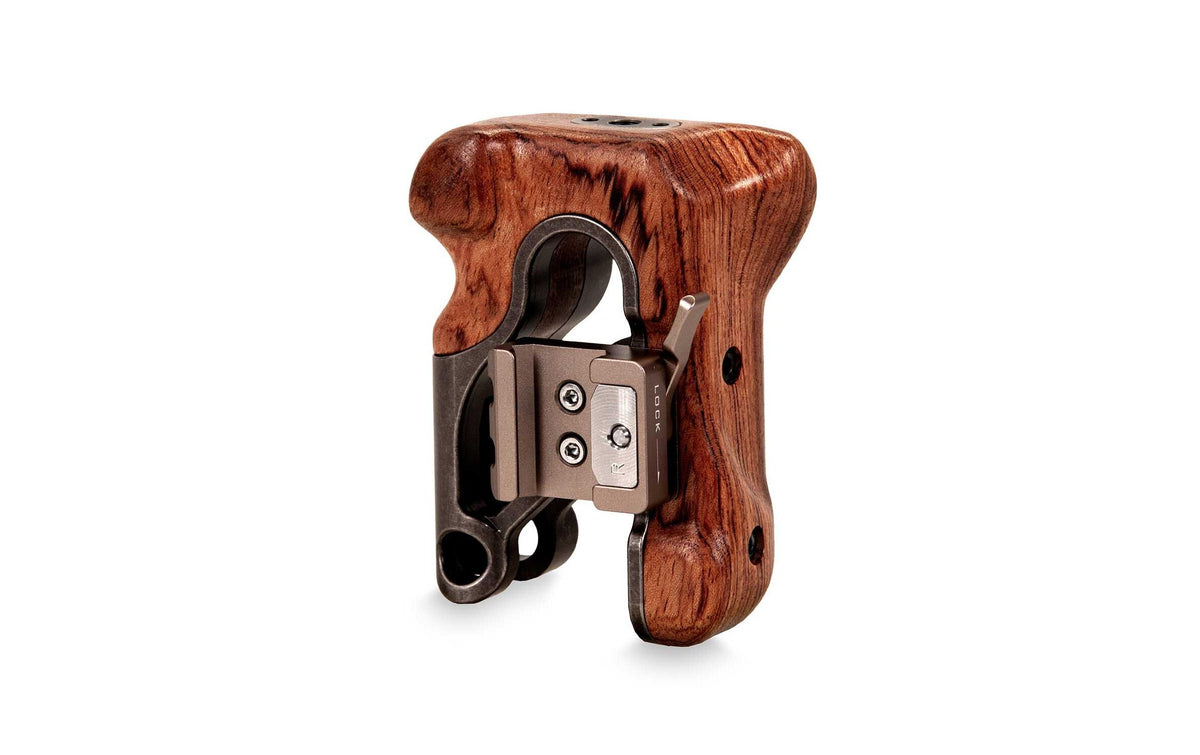 Tilta TA-RWH4 Handgriff (rechts) – 1/4-20" Gewinde, Holz/Grau – für RED KOMODO, Sony A7S III u. a.