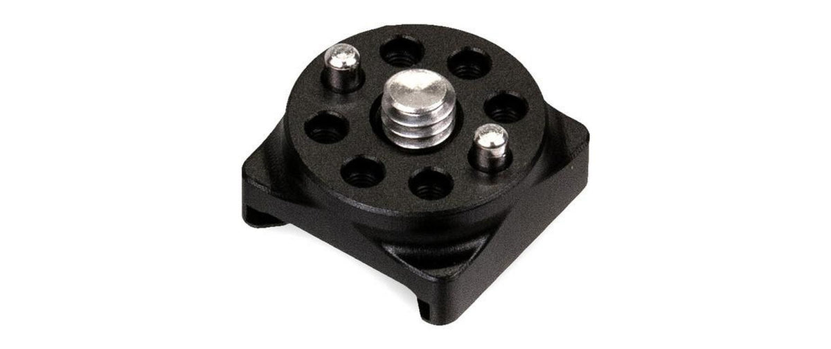 Tilta TA-CSR-B Cold-Shoe-Adapter – Aluminium/Schwarz – 101,6 × 63,5 × 88,9 mm, 30 g