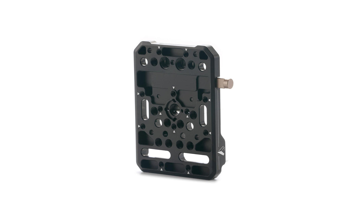 Tilta TA-MBP-V Batterie-Platte – Mini V-Mount, 105 × 85 × 50.8 mm, 128 g – für V-Mount-Akkus – Schwarz