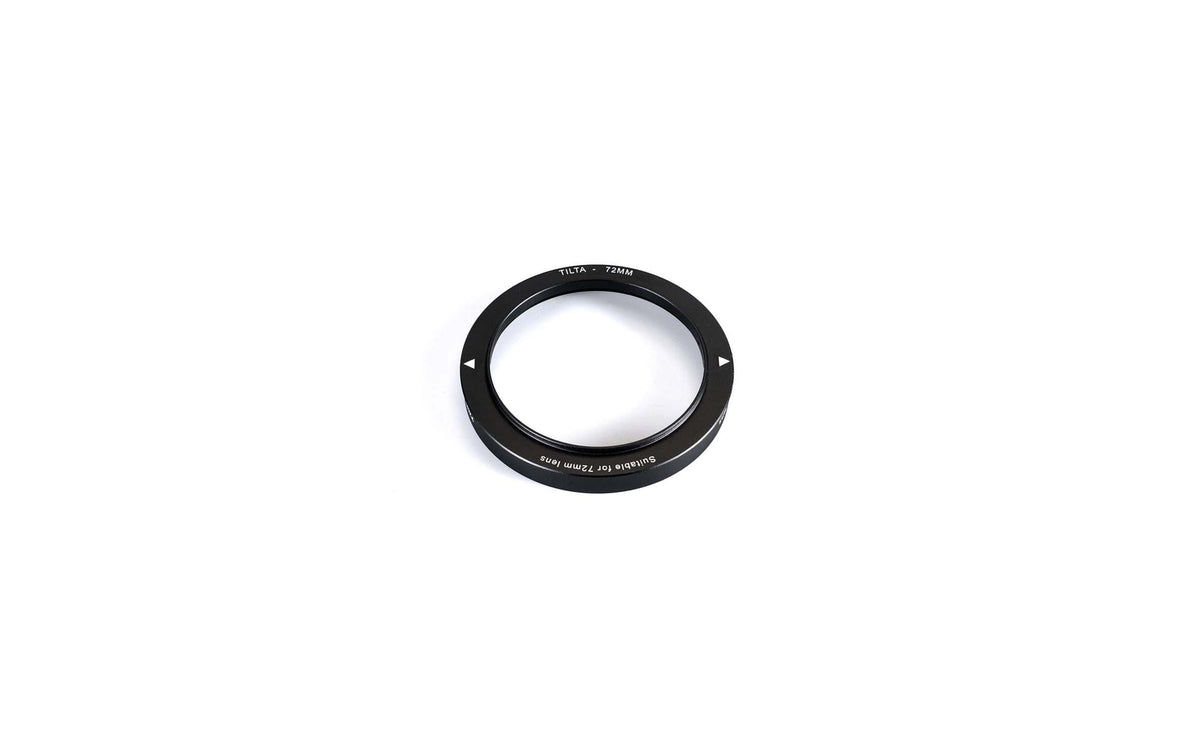 Tilta MB-T15-72 Filterhalter-Adapterring – 72 mm, Aluminium – für Mini Clamp-on Matte Box – Schwarz
