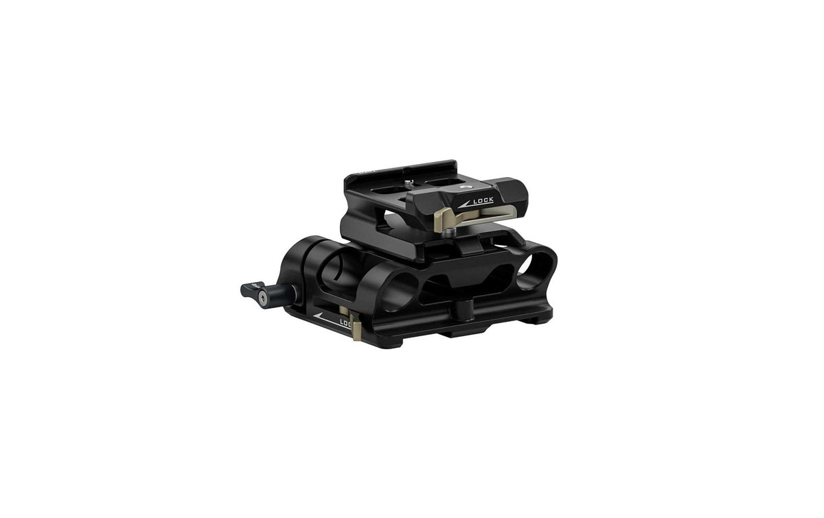 Tilta TA-MBP2-B Montageplatte 15mm LWS – 177,8 × 114,3 × 101,6 mm, 376 g – 1/4"-20 – für Ronin S – Schwarz