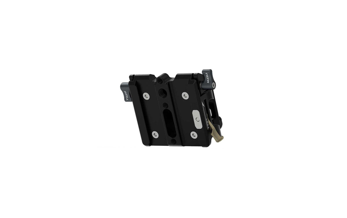 Tilta TA-MBP2-B Montageplatte 15mm LWS – 177,8 × 114,3 × 101,6 mm, 376 g – 1/4"-20 – für Ronin S – Schwarz