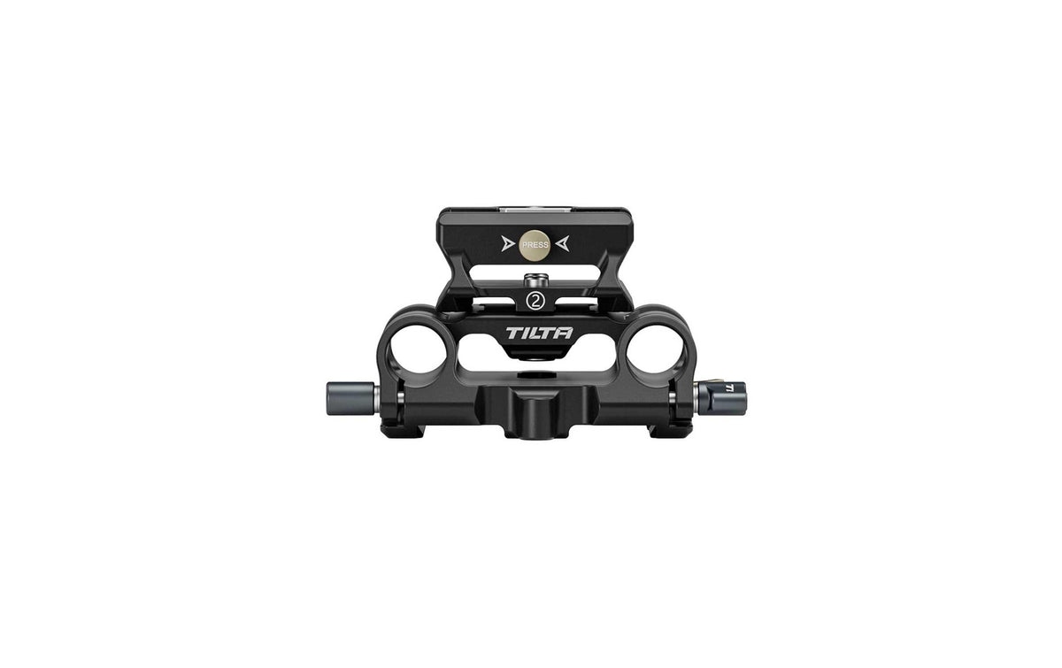 Tilta TA-MBP2-B Montageplatte 15mm LWS – 177,8 × 114,3 × 101,6 mm, 376 g – 1/4"-20 – für Ronin S – Schwarz