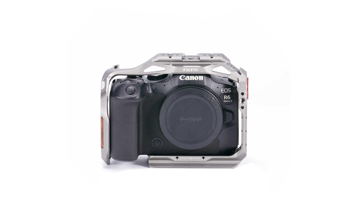 Tilta TA-T45-FCC-TG Kamera-Cage – Aluminium/Edelstahl, 156 × 62 × 123 mm – für Canon R6 Mark II – Grau