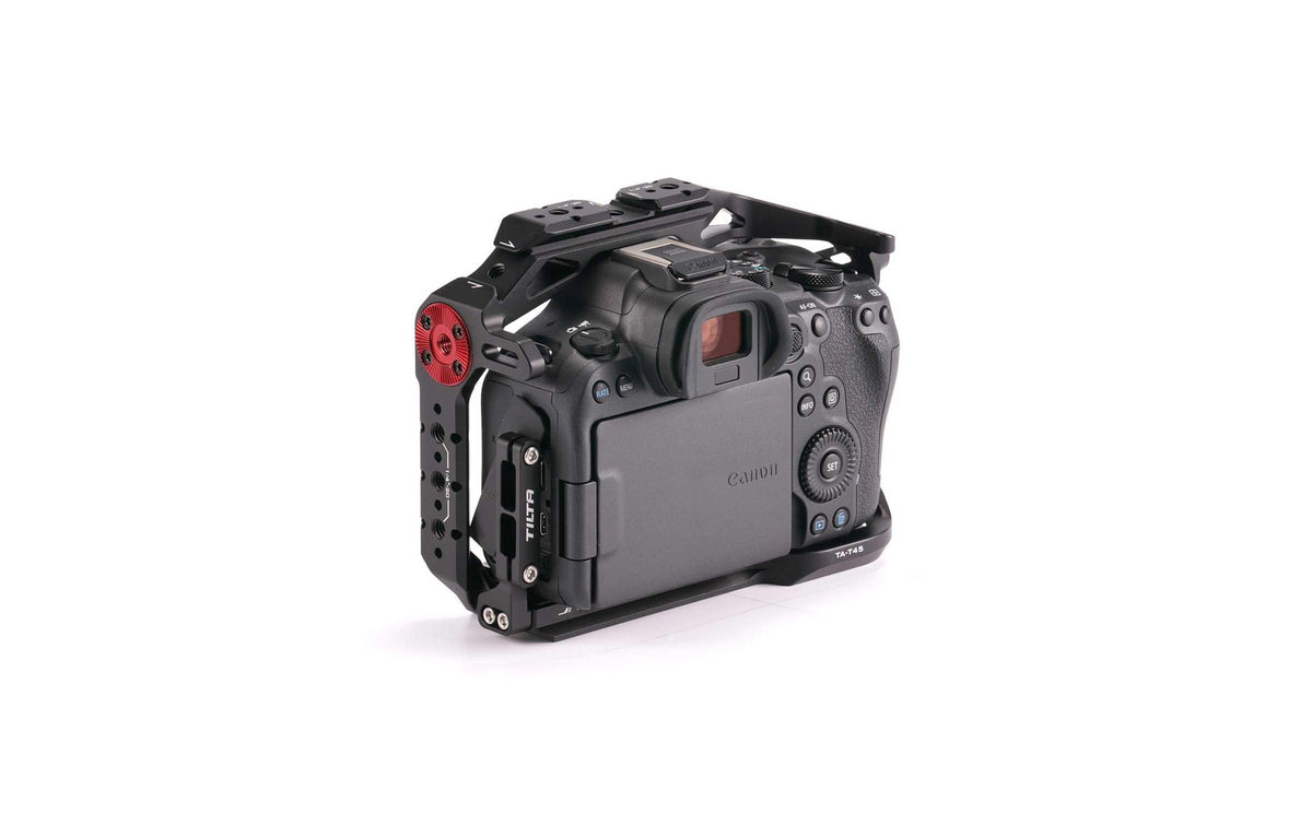 Tilta TA-T45-FCC-B Kameracage – Aluminium, 156 × 123 × 62 mm, 417 g – für Canon R6 Mark II – Schwarz