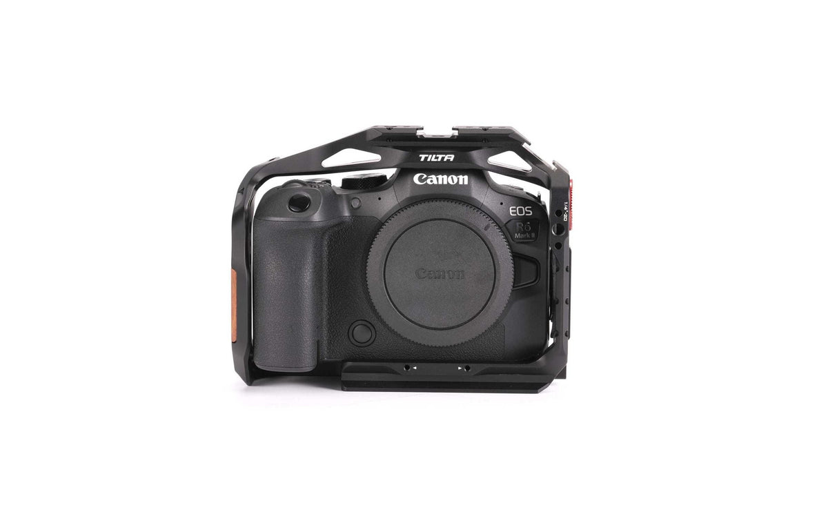 Tilta TA-T45-FCC-B Kameracage – Aluminium, 156 × 123 × 62 mm, 417 g – für Canon R6 Mark II – Schwarz