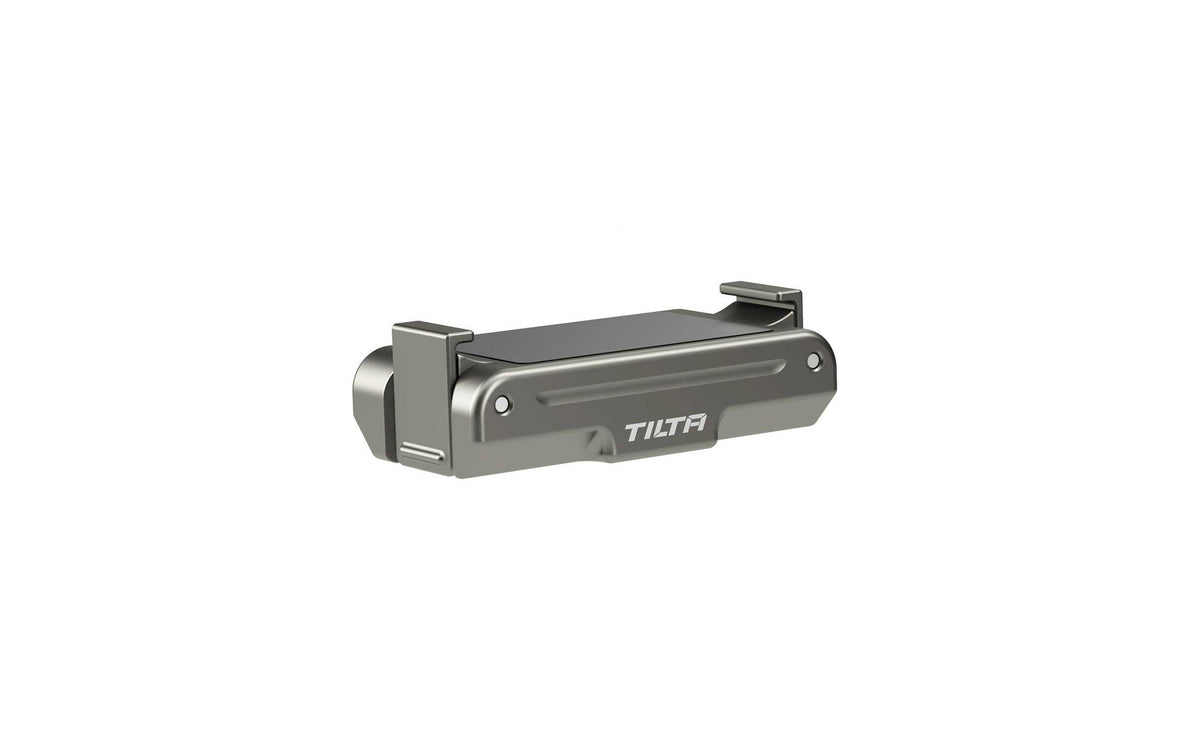 Tilta TA-T40-MBP-TG Montageplatte – 1/4"-20, 127 × 101,6 × 76,2 mm, Aluminium – für DJI Osmo Action – Grau