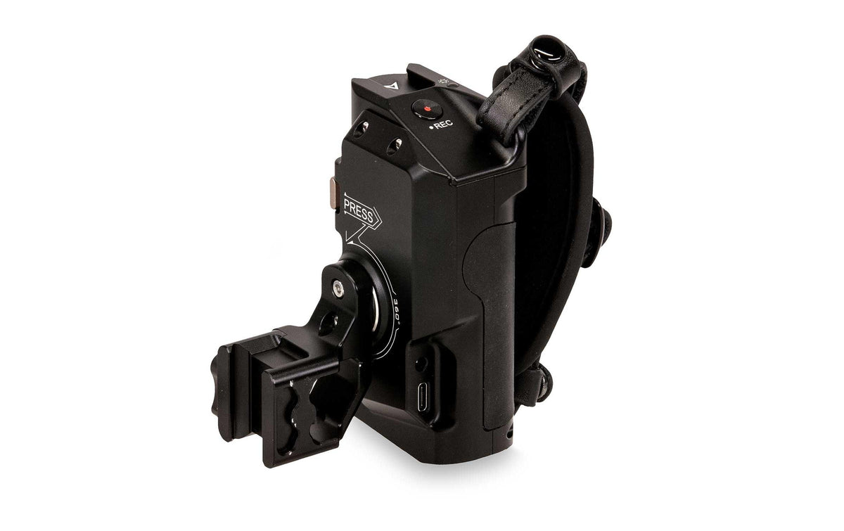 Tilta Right Side Advanced Power Handle Griff – Aluminium, Edelstahl – 152 × 127 × 76 mm – 283 g – Schwarz/Grau