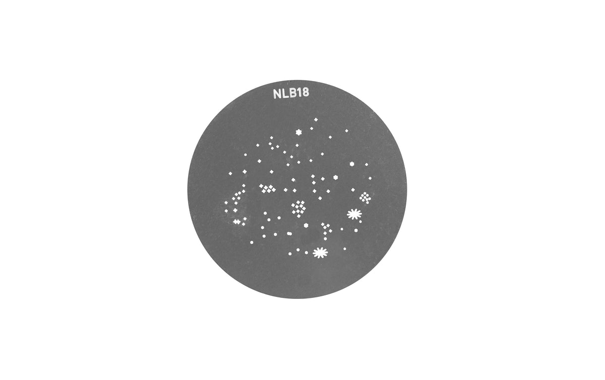 Nanlite AS-GB-B-SET2 Gobo-Set – 110 × 110 × 10 mm, Diffusor – für Forza 200, Forza 300, Forza 300B und andere – 10e