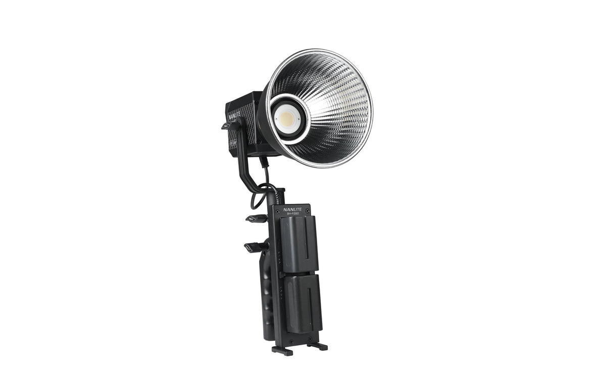 Nanlite BH-FZ60 Batteriehalterung NP-F – für Forza 60, Forza 60B – Schwarz