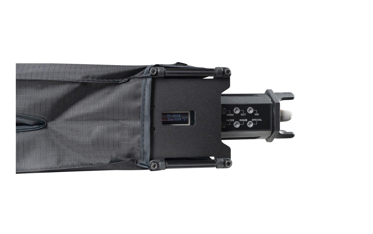 Nanlite BD-PT15C+EC – Barndoor mit Richtgitter, Diffusor, für PavoTube 15C, Schwarz