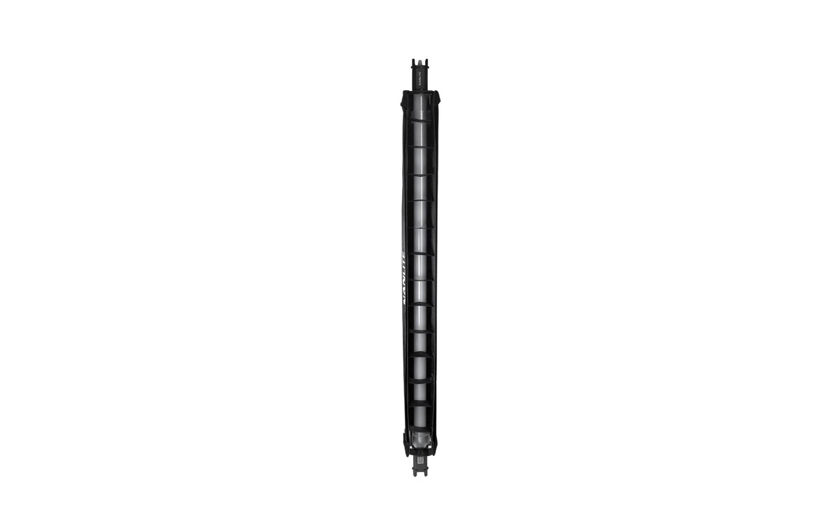 Nanlite BD-PT30C+EC Barndoor mit Richtgitter – 120 × 985 × 90 mm – für PavoTube 30C – Schwarz