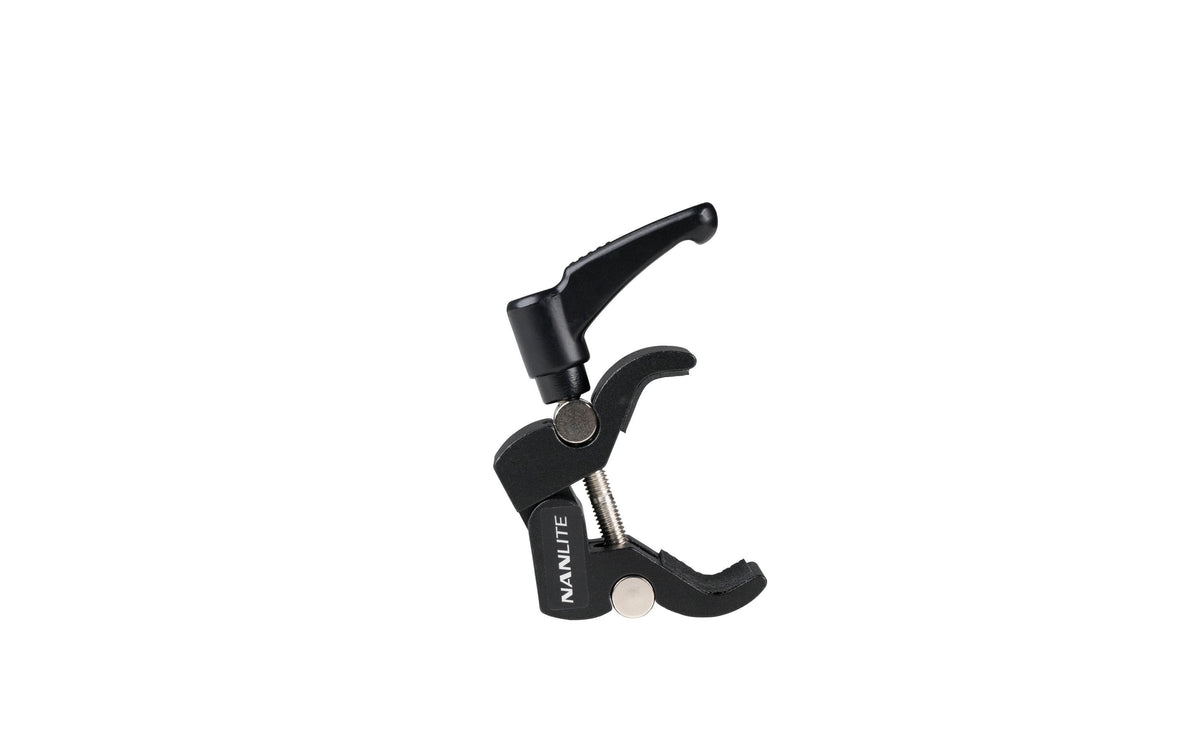 Nanlite Montagezubehör Mini Super Clamp – für PavoTube II 6C – 1 Stk. – Schwarz