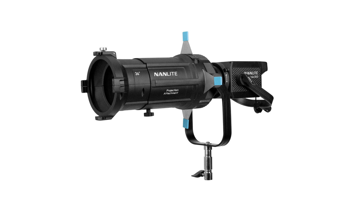 Nanlite Projektionsaufsatz – für Forza (200, 300 II, 300B I, usw.) – 36° – Schwarz – 1 Stk.