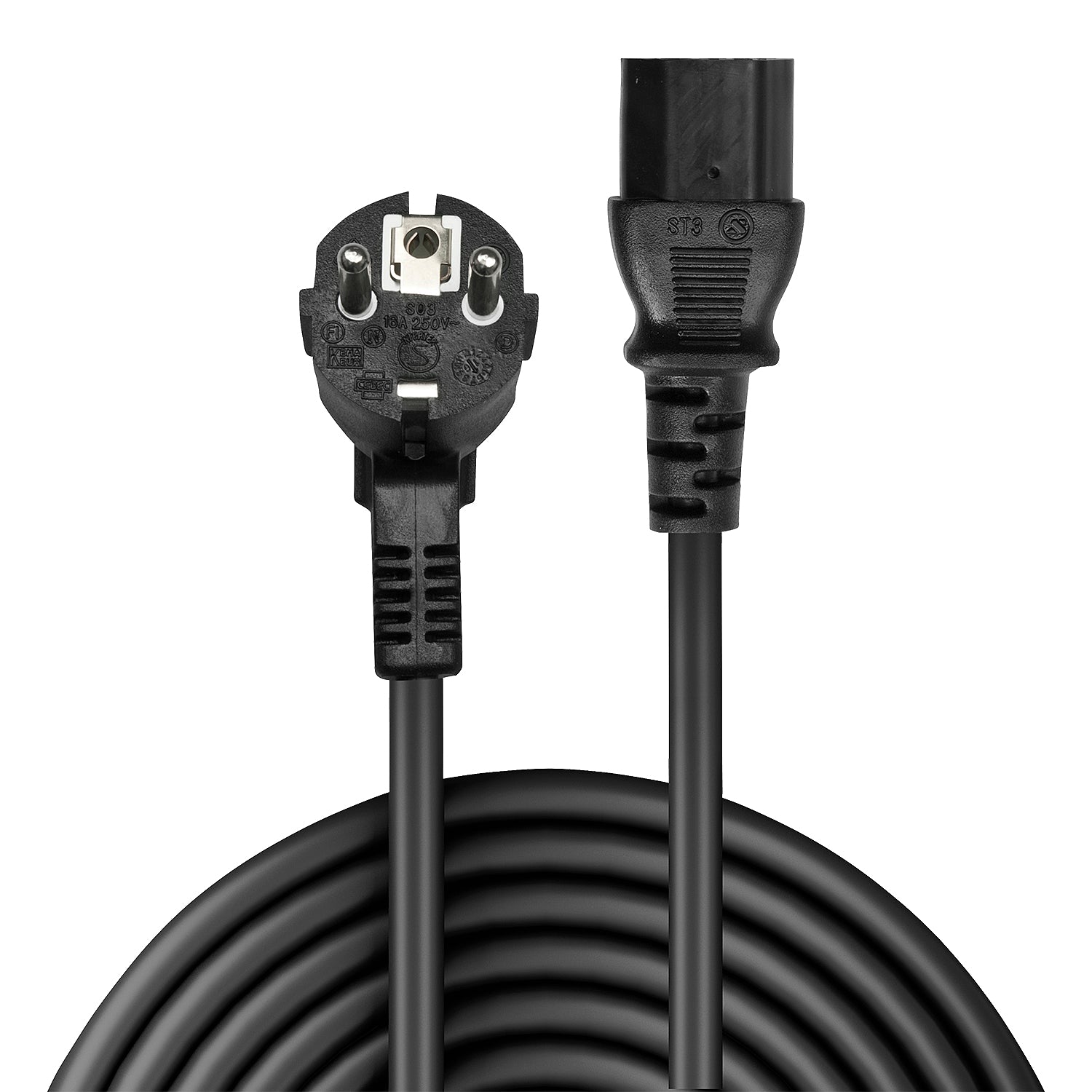 Lindy Netzkabel, IEC C14 auf IEC C13, 0,7 m