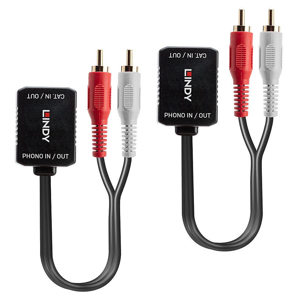 Lindy Stereo-Audio-Extender, Cat-5/6, bis 100 m