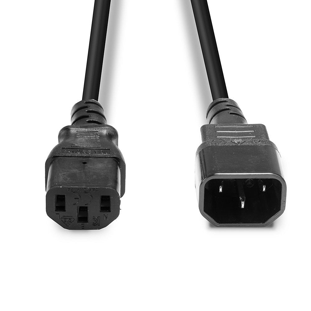 Lindy Netzkabel – IEC C14 zu IEC C13, 0,5 m, schwarz