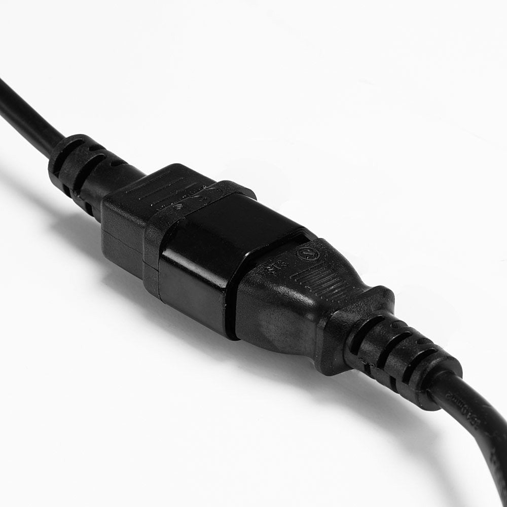 Lindy Netzkabel – IEC C14 zu IEC C13, 0,5 m, schwarz